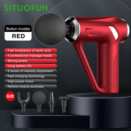 SITUOFUN Professional Massage Gun with 32 Adjustable Levels for Deep Tissue Relief and Muscle Recovery