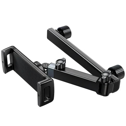 Tablet Holder Mount for Car Headrest Back Seat 360 Rotate Phone Stand Long Arm Adjustable with 2 Hook Fit for 4.7-12 Device