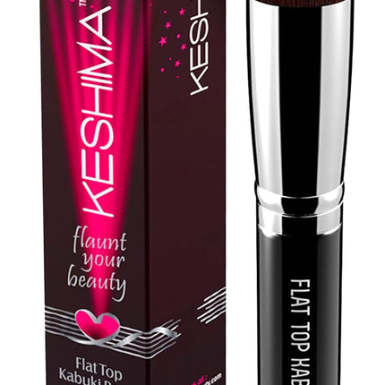 Flat Top Kabuki Foundation Brush by  - Premium Makeup Brush for Liquid, Cream, and Powder Foundation, 3Cm Top Diameter