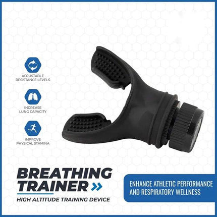 Fit Fusion Labs Lung Fitness Trainer for Enhanced Breathing Exercises - Adjustable Resistance