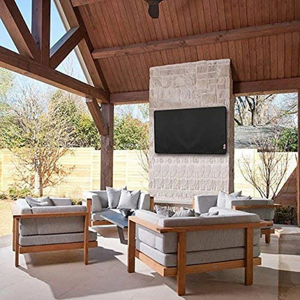 Outdoor TV Cover 22'' To 70'' Inch Weatherproof and Dustproof  TV Enclosure for Outside LED, LCD, OLED Flat Screen TV