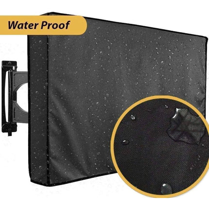 Outdoor TV Cover 22'' To 70'' Inch Weatherproof and Dustproof  TV Enclosure for Outside LED, LCD, OLED Flat Screen TV