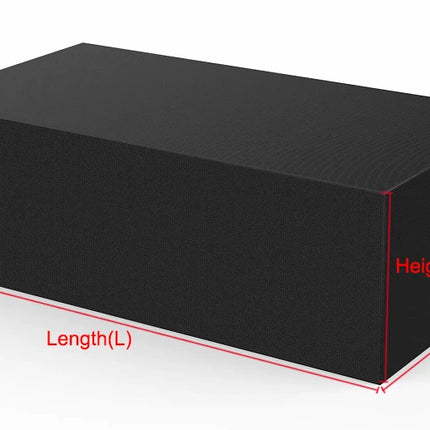 62 Size High Quality Outdoor Patio Waterproof Covers For Furniture Table Sofa Cover  210D Oxford Cloth Black Dust Cover