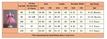 Baby Girl Fluffly Pink Princess Dress Toddler Infant Wedding Party Prom Gown Children Sequin 1st Birthday Baptism Evening Dress