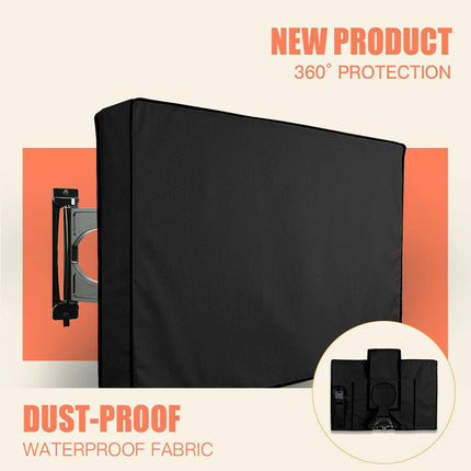 30-58 Inch Dustproof Waterproof TV Cover Outdoor Patio Flat Television Protector Oxford Cloth Coated Outdoor Dustproof