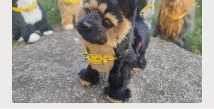 New Simulation Robot Dog Electronic Pet Sound Control Walking Nodding Music Touch Control Robot Animal Pet Children Toy Gifts