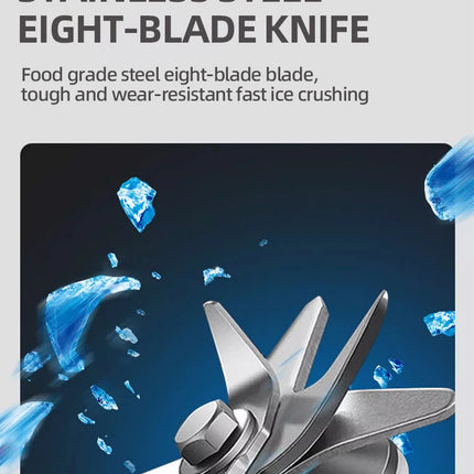 2000W Heavy Duty Commercial Blender Stationary Mixer Ice Smoothies Appliances for Kitchen Professional High Power Food Processor