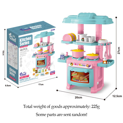 Miniature Kitchen Cooking Set Kid Toys, Food Drink Pop Cans Pretend Play Mini Kitchen Game Accessories Set House Games Gifts