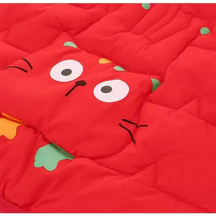 Winter Baby Down Cotton Jacket Winter 2023 New Fashion Cute Cartoon Coat Boys Girls Hooded Warm for Children's Outerwear 0-5y