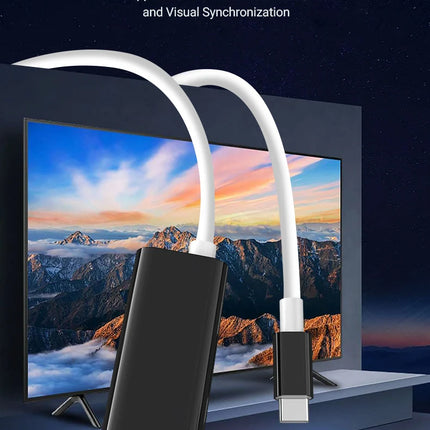 Type C to HDMI Cable for Game HDTV with 4K 1080P 100W PD Charging Compatible with Laptop,Tablet, MobilePhone,SteamDeck