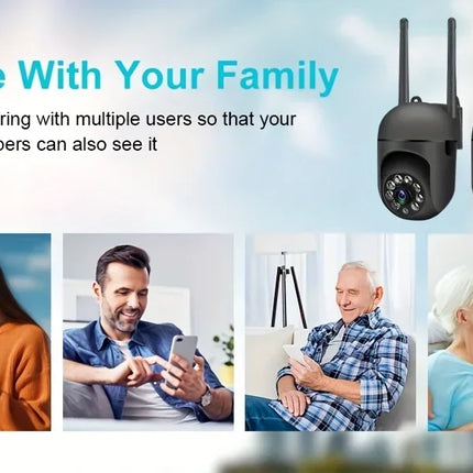 WIFI surveillance camera, 355 degree intercom home security camera, 2.4G home security system, home monitoring security system