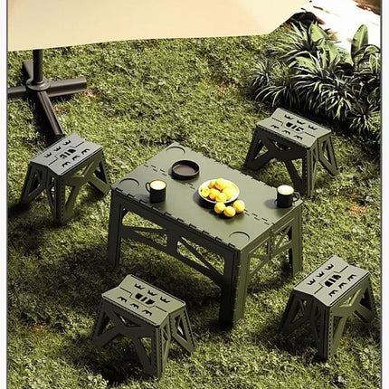 Outdoors Foldable TableTravel Folding Step Stool Weight Sturdy Tables Portable Picnic Desk Camping Simplicity Practical Desks