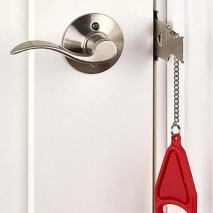 Travel Accommodation Door Security Lock Home Room Hotel Anti-theft Security Lock Metal Lock Portable Door Lock Security Latch
