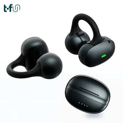Open Ear Earbuds, Clip-On Earbuds Wireless Bluetooth, Ear Clip Bluetooth Headphones, Lightweight Comfort, Ergonomic Secure Fit