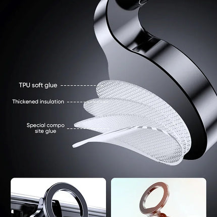 1080 Car Phone Holder For Magsafe Vehicles Mobile Support For The Car Cell Phone Holder in Car For iPhone 16 15 Pro Max Plus