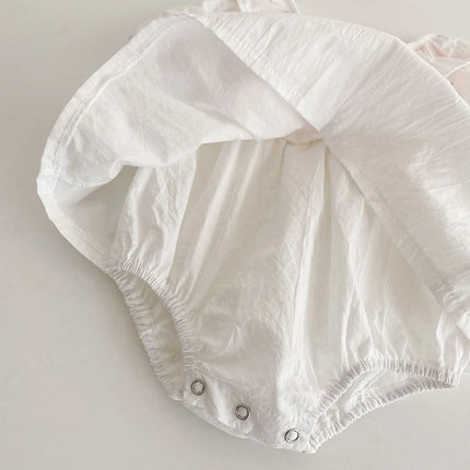 Summer Sister Baby Girl Clothes Embroidery Lace Floral Toddler Girls Ruffled Dress Newborn Infant Baby Romper 2Pcs Suit Korea