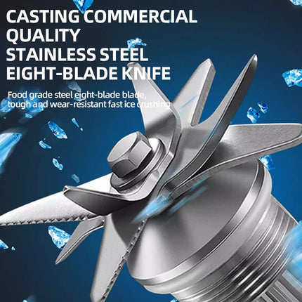 2000W Heavy Duty Commercial Blender Stationary Mixer Ice Smoothies Appliances for Kitchen Professional High Power Food Processor