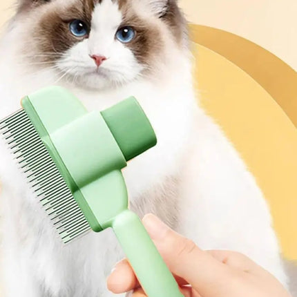 Dog Hair Remover Brush Pet Dogs Hair Brush Cat Dog Hair Grooming And Care Comb Long Hair Pet Self Cleaning Row Pet Supplies