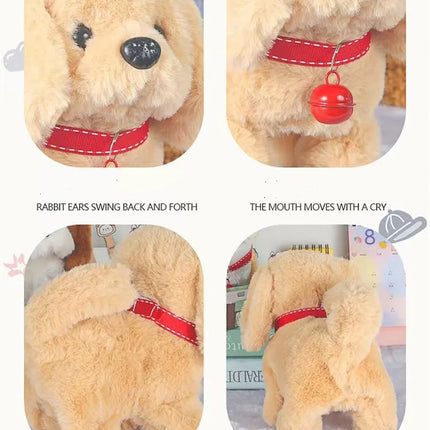 Baby Toy Dogs That Walks and Barks Tail Wagging Plush Interactive Electronic Pets Puppy  Montessori Toys for Girls Toddlers Kids