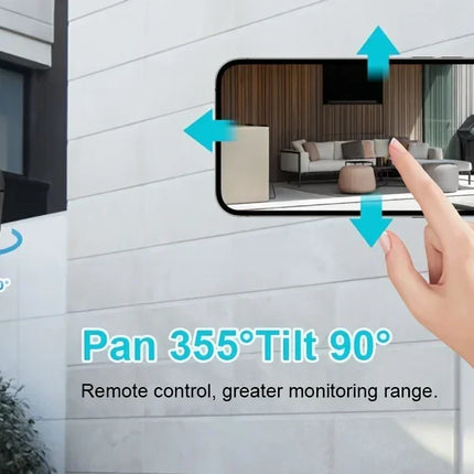 WIFI surveillance camera, 355 degree intercom home security camera, 2.4G home security system, home monitoring security system