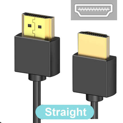 90 Degree HDMI 2.0 Cable - Graphene Enhanced for Space-Saving Installations | 8K, 3D & High Refresh Rate Aux Cable  Hdmi Cable