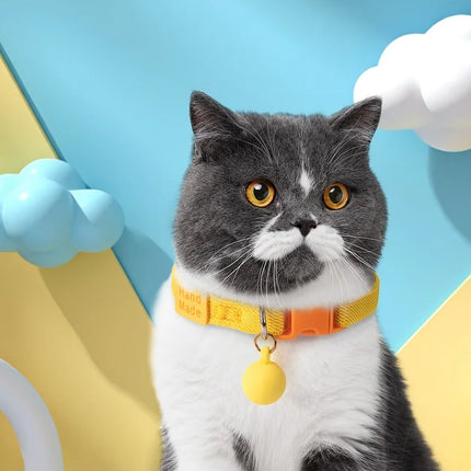 Safety and Fashion Accessories Pet Collar Anti-length Adjustable High Elastic Cat Necklace Dog Collar Accessories Pet Supplies