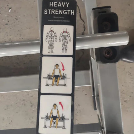 Gym Fitness Equipment Machines Plate-loaded Seated/standing Shrug