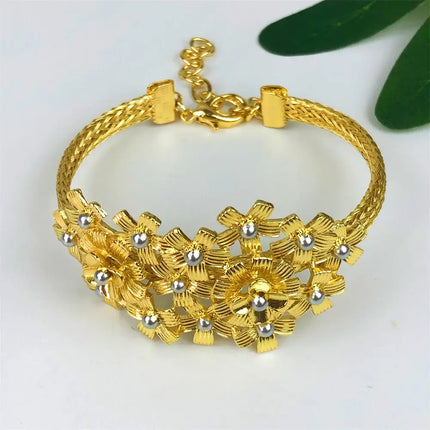 Women Jewelry Set Italy Luxury Design Quality Choker Set Gold Plated Necklace Pendant Ring Bracelet No Fade Wedding Party Gift