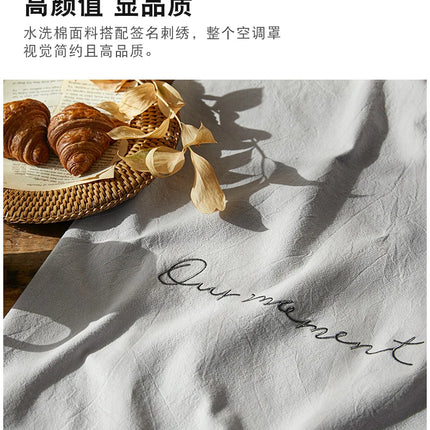 100% cotton TV dust cover LCD high-end TV cover dustproof cloth for 55 inches, 65 inches, 43 inches,75 inches