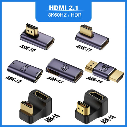 UGOURD HDMI2.1 Cable Adapter mini micro hdmi to HDMI 2.1 Converter 48Gpbs 8K60HZ 4K120HZ for HDTV Projector PS4 PS5 Laptop PC