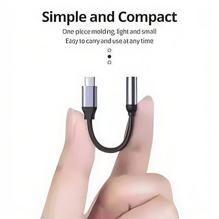 USB-C to 3.5mmAdapter for Samsung S23/S22, Huawei P30, Xiaomi, iPad Pro, iPhone 15,Fast Charge & HiFi Sound, Portable Aux Cable