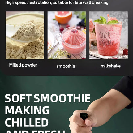 2000W Heavy Duty Commercial Blender Stationary Mixer Ice Smoothies Appliances for Kitchen Professional High Power Food Processor