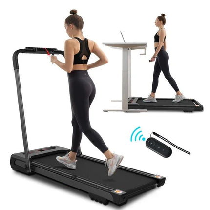 Fitness electric walking machine , foldable, suitable for home exercise