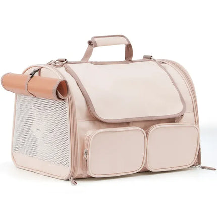 Airline Approved Pet Carrier Bag Soft Side Backpack Cat Pet Carriers Dog Travel Bags Transport For Small Dogs and Cats Outgoing