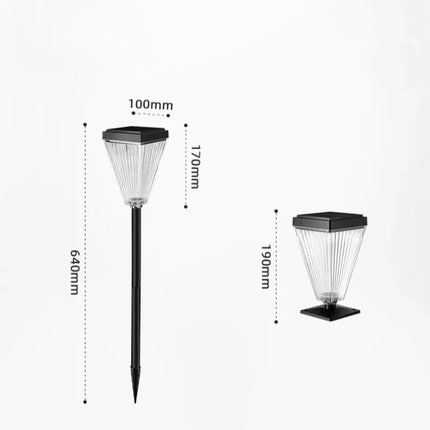 Outdoor Solar Lights Garden Lights Solar Powered Lamp Lantern Waterproof Landscape Lighting Pathway Yard Lawn Garden Decoration