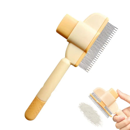 Dog Hair Remover Brush Pet Dogs Hair Brush Cat Dog Hair Grooming And Care Comb Long Hair Pet Self Cleaning Row Pet Supplies