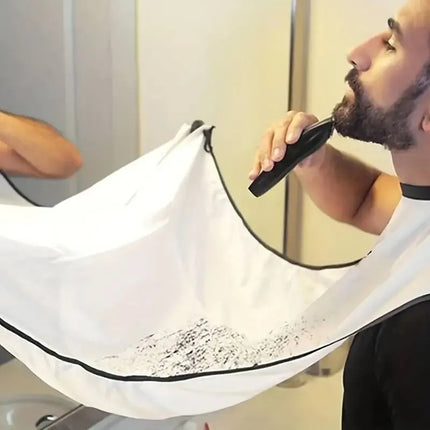 Men's Beard Shaving Apron - Cleaning Bib for Hairdressers and Shavers - Perfect Gift for Grooming and Hygiene