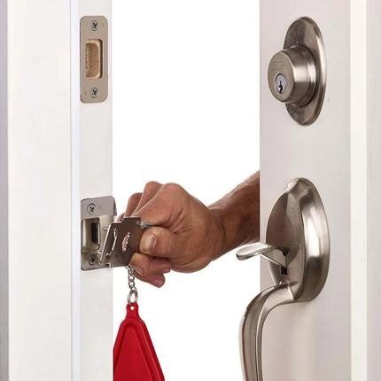 Travel Accommodation Door Security Lock Home Room Hotel Anti-theft Security Lock Metal Lock Portable Door Lock Security Latch