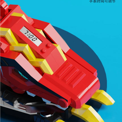 Genuine Mini Secret Service Watch Toy Boy Mecha Robot Ruper Dinosaur Power Deformation Toy Suit Action Figures Kids Gifts