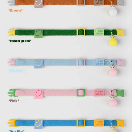 Safety and Fashion Accessories Pet Collar Anti-length Adjustable High Elastic Cat Necklace Dog Collar Accessories Pet Supplies