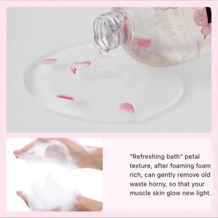 Petals Perfume Shower Gels Elegant Leave Fragrance Fresh Oil Control Chamomile Nicotinamide Fragrance Body Wash гель для душа