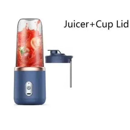 Portable Blender Bottle Electric 6 Blades Multifunction Juice Blender Fresh Juice Smoothie Blender Ice CrushCup Food Processor