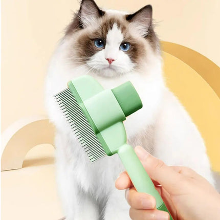 Dog Hair Remover Brush Pet Dogs Hair Brush Cat Dog Hair Grooming And Care Comb Long Hair Pet Self Cleaning Row Pet Supplies
