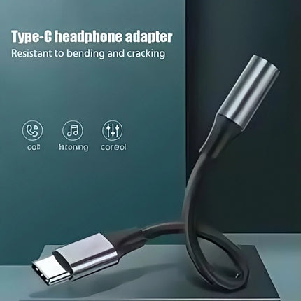 USB-C to 3.5mmAdapter for Samsung S23/S22, Huawei P30, Xiaomi, iPad Pro, iPhone 15,Fast Charge & HiFi Sound, Portable Aux Cable