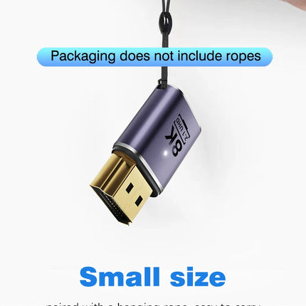 UGOURD HDMI2.1 Cable Adapter mini micro hdmi to HDMI 2.1 Converter 48Gpbs 8K60HZ 4K120HZ for HDTV Projector PS4 PS5 Laptop PC