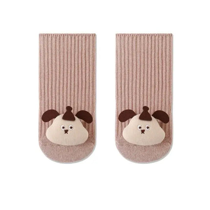 Baby Socks For Newborn Autumn Winter Infant Toddler Girls Boys Floor Home Anti-slip Socks Cartoon Animal Cotton Soft Sock 0-3Y