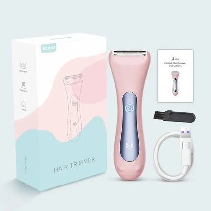 Electric Body Hair Trimmer - Groin Trimmer for Men - Bikini Trimmer Women - Wet/Dry Shaver Groomer  Waterproof Hygiene Razor