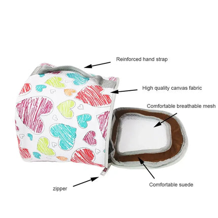 Pet Carrier Convenient Hamster Rabbit Chinchilla Hedgehog Dutch Pig Case Handbag Small Pet Breathable Warm Travel Carrying Bag