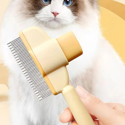 Dog Hair Remover Brush Pet Dogs Hair Brush Cat Dog Hair Grooming And Care Comb Long Hair Pet Self Cleaning Row Pet Supplies