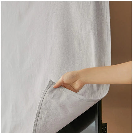 100% cotton TV dust cover LCD high-end TV cover dustproof cloth for 55 inches, 65 inches, 43 inches,75 inches